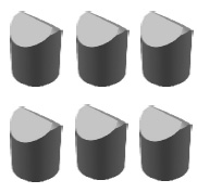 K30、K31型用于鑲制一字型、十字型硬質合金釺頭